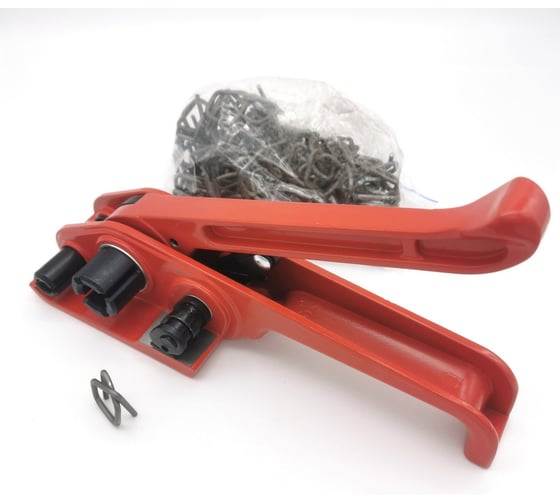 Комплект №2 FLAGMAN TOOLS Натяжитель ПП/ПЭТ + пряжка 16 мм (200 шт.) PT00600002