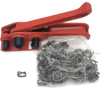 Комплект №3 FLAGMAN TOOLS Натяжитель ПП/ПЭТ + пряжка 20 мм (200 шт.) PT00600003