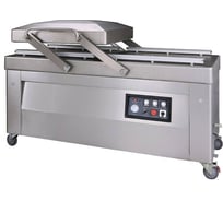 Напольная двухкамерная вакуум-упаковочная машина Hualian HVC-720S/2B-G SS (нерж., насос Busch 100 м3/ч) 00-00006988