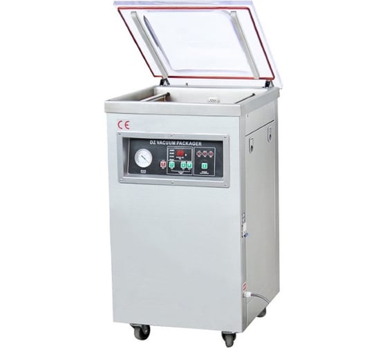 Напольная вакуум-упаковочная машина HUALIAN NEW DZQ-400/2F SS (нерж., газ) 00000006348