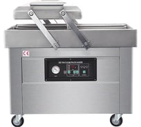 Напольная двухкамерная вакуум-упаковочная машина Hualian DZ-400/2SB SS нерж. NEW 00000005955
