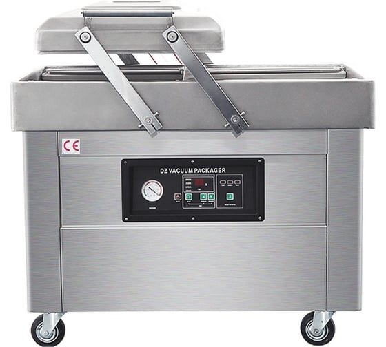 Напольная двухкамерная вакуум-упаковочная машина Hualian DZ-400/2SB SS нерж. NEW 00000005955