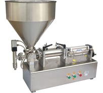 Поршневой дозатор для пастообразных продуктов HUALIAN PPF-1000T (подогрев бункера, мешалка) 00-00000016