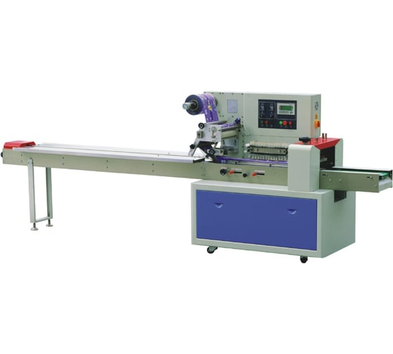 Машина упаковочная Hualian DXDZ-450B (3 servo, рег. форм., min bag L 180, S 450, H 100, трансп.попереч.запайки) 00-00005460