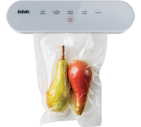 Вакуумный упаковщик bbk BVS602 белый ЦБ-00001538