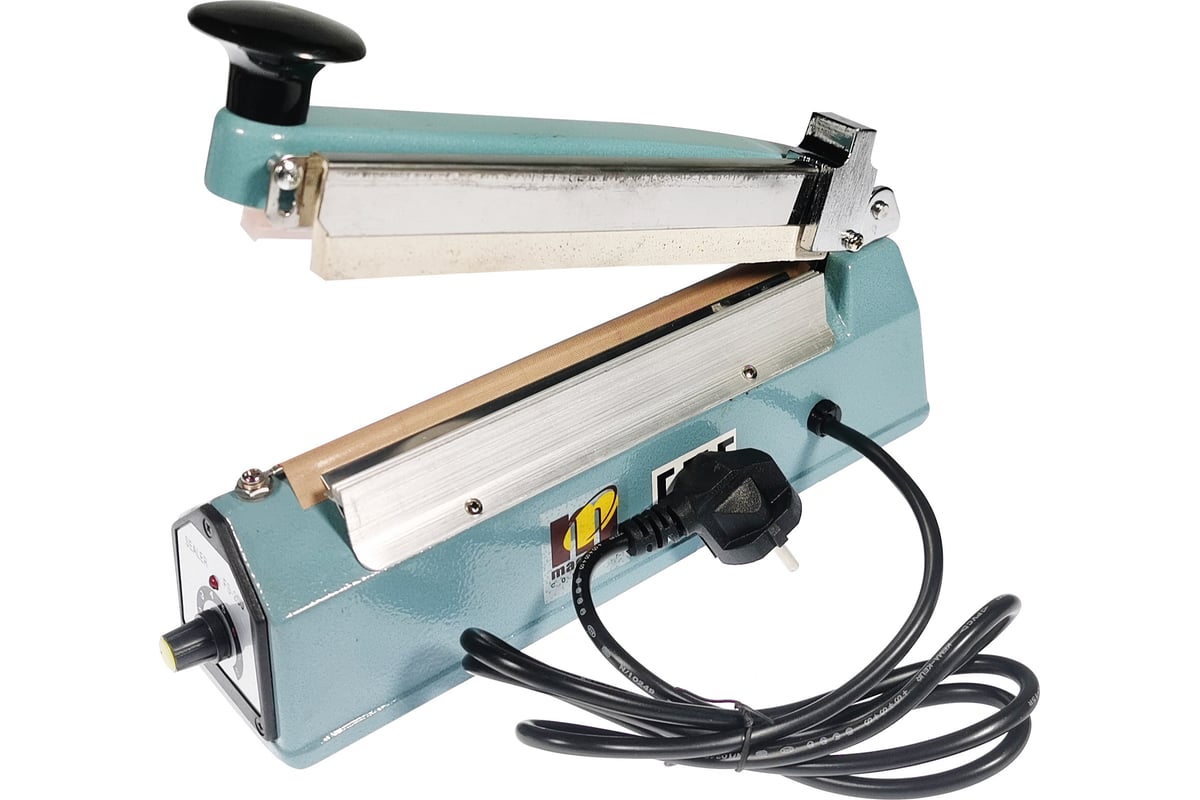 Импульсный запайщик HUALIAN FS-200 C с ножом, 200x3 мм + ремкомплект ...