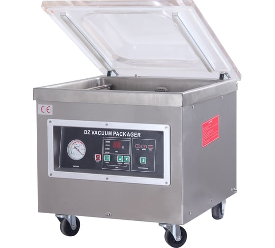 Вакуум-упаковочная однокамерная машина HUALIAN DZ-4002T SS (для продукции не более 400x330x120 мм) VAK-00360
