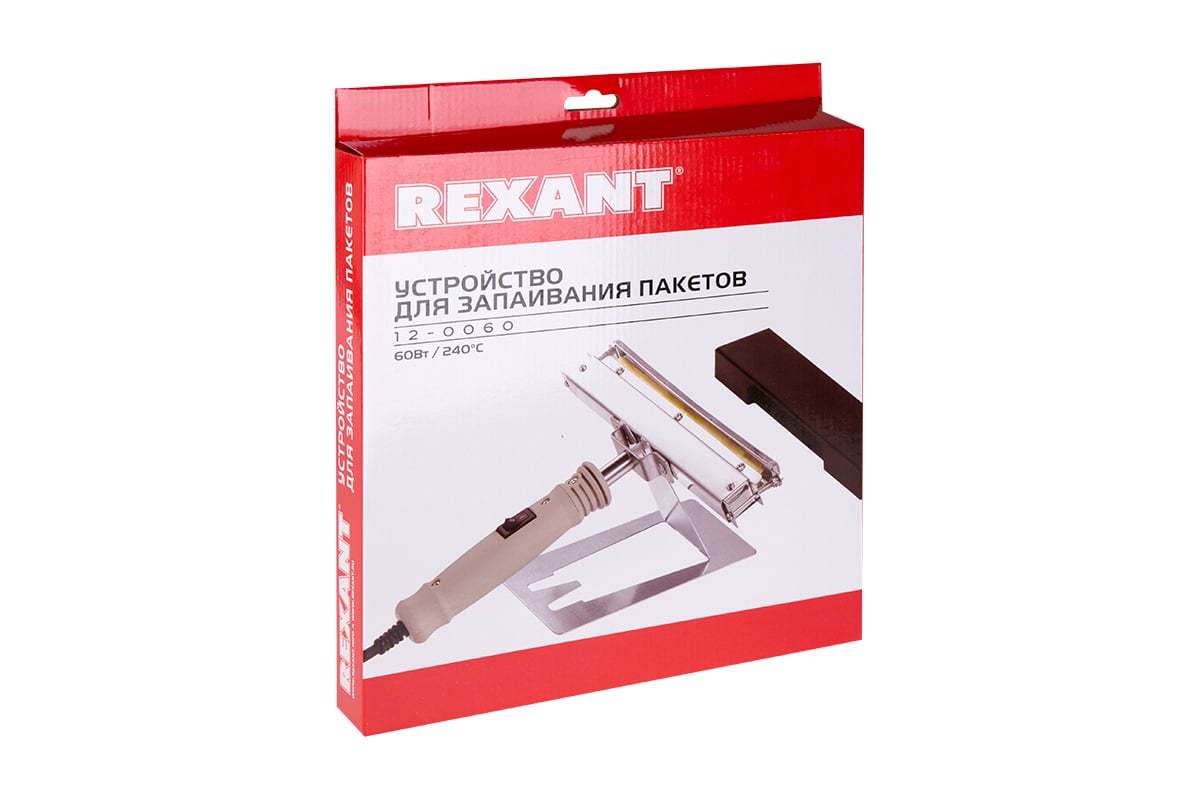 Устройство для запаивания пакетов 60Вт/240С REXANT ZD-632 12-0060 ...