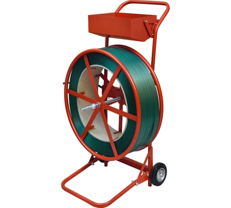 Диспенсер размотчик АЛГА ПАК ап для пэт лент, красный антик АП ПЭТ (Красный)