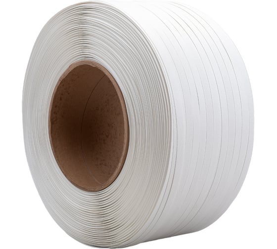 Стреппинг лента ПП Gigant 15x1х1,2 км, 300 кгс, белая GSTW-15-10-12