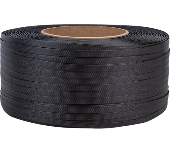 Стреппинг лента ПП Gigant 15x1х1,2 км, 300 кгс, черная GSTB-15-10-12