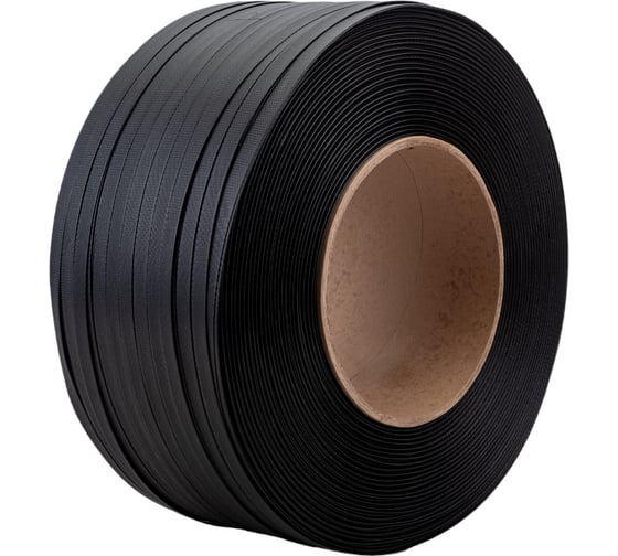 Стреппинг лента ПП Gigant 15x1х1,2 км, 300 кгс, черная GSTB-15-10-12