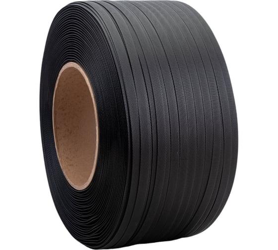 Стреппинг лента ПП Gigant 15x1х1,2 км, 300 кгс, черная GSTB-15-10-12