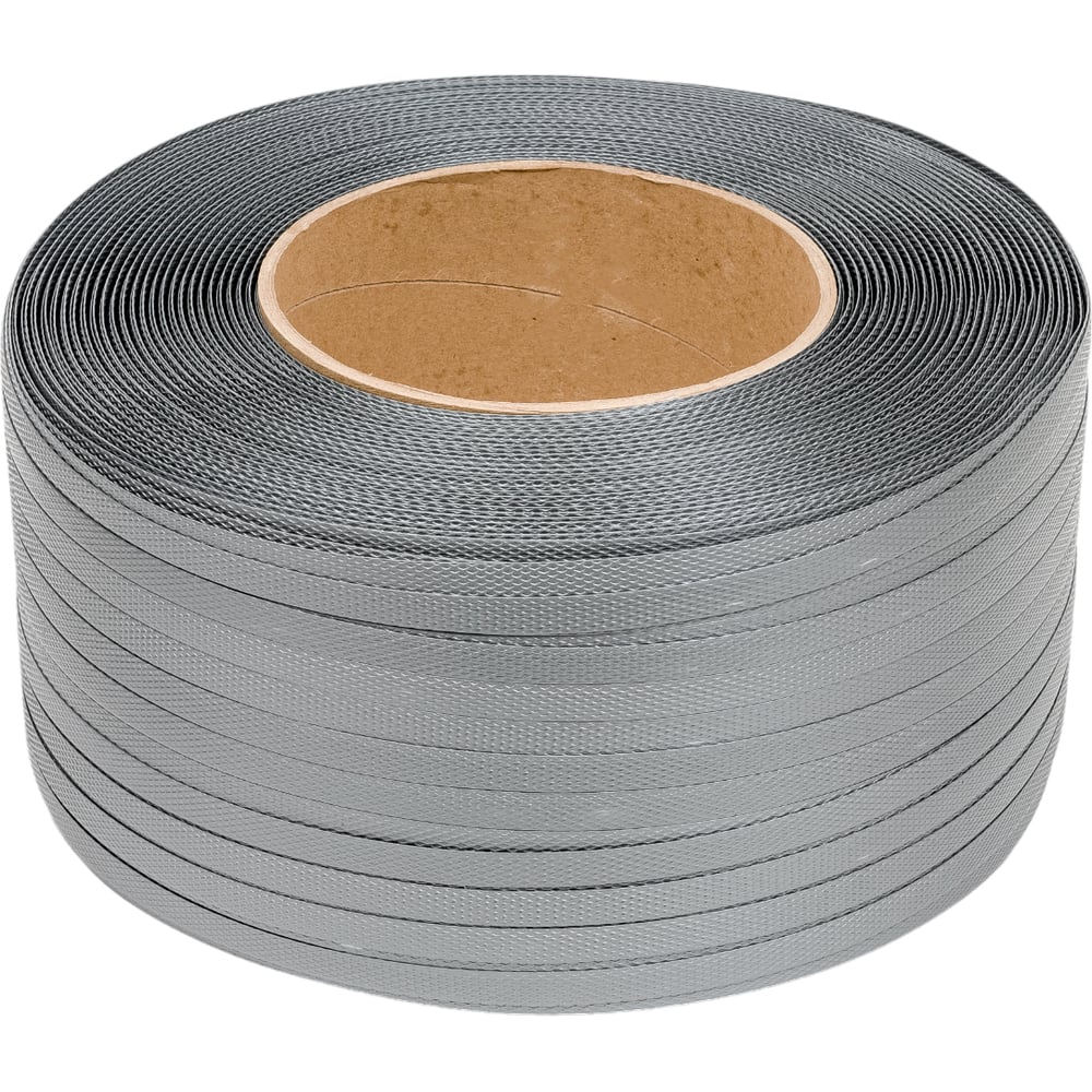 Стреппинг лента ПП Gigant 15x1х1,2 км, 300 кгс, серая GSTG-15-10-12 ...