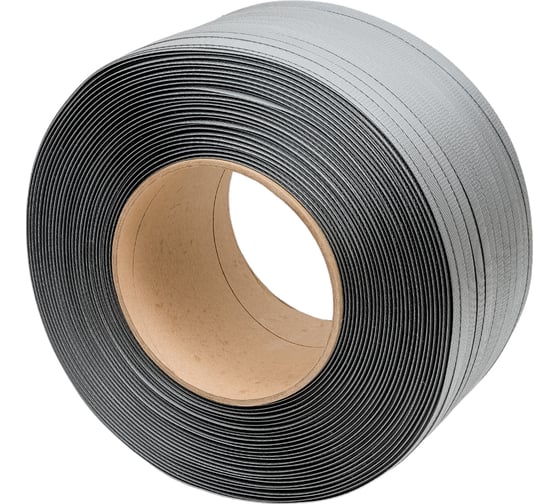 Стреппинг лента ПП Gigant 15x1х1,2 км, 300 кгс, серая GSTG-15-10-12