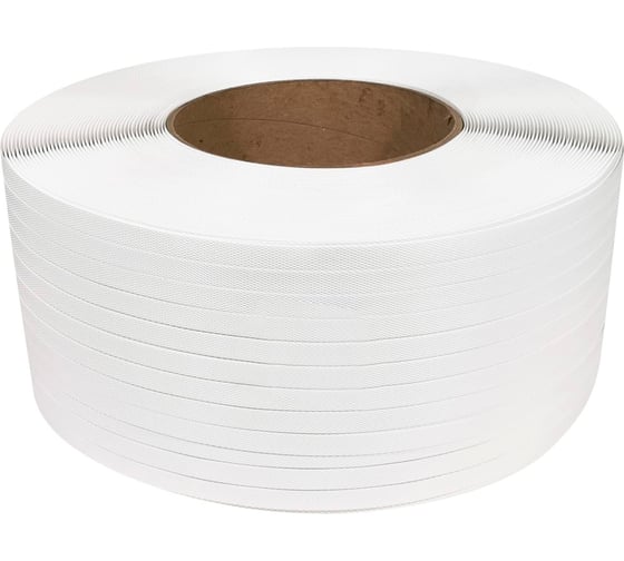 Стреппинг лента ПП Gigant 15x0,8x2 км, 240 кгс, белая GSTW-15-08-20 ...