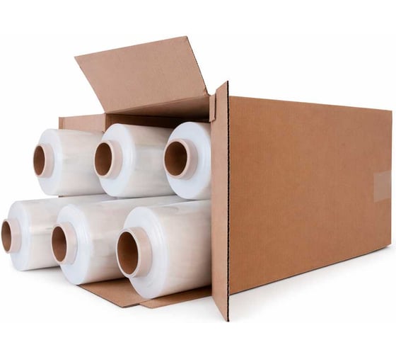 Стрейч-пленка ООО Гранд Пак, первичное сырье, 500 мм, 20 мкм, 0,7 кг, 6 штук 11248