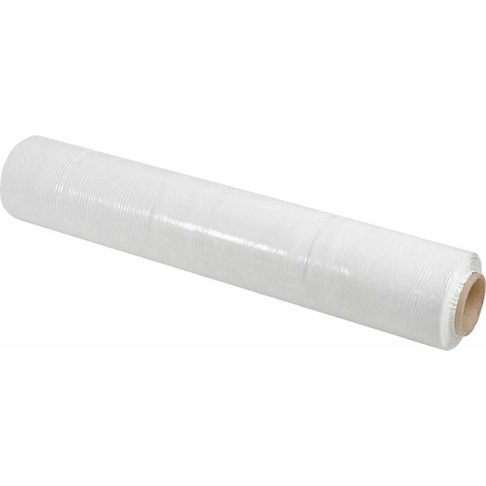 Стрейч-пленка для ручной упаковки ОФИСМАГ вторичное сырье, Белая 50 см ...