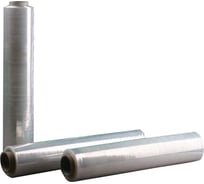 Стрейч-пленка для ручной упаковки, 50 см х 220 м, 20 мкм, вес 2 кг, Смесовое Сырье, растяжение 220 ОФИСМАГ 604152