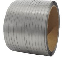 Лента полипропиленовая Волга Полимер 15x0.8 серая, 1000 м, 240 кгс 15-08-1000-117-00