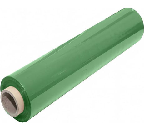 Стрейч пленка первый сорт ПАКПОЛИМЕР зеленая 500мм 1200гр 23мкм