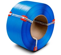 Лента полипропиленовая ВОЛГА ПОЛИМЕР 12x0.8 мм, 2000 м, 200 кгс, п/авт, синяя, 12-08-2000-103-08