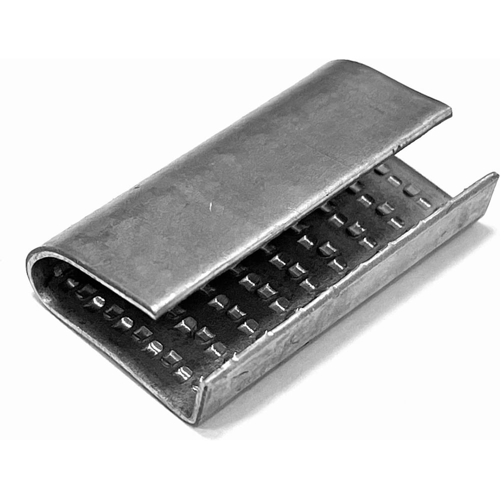 Скрепа упаковочная ООО "ПК "СТМ" 16 мм стальная 0,9 PET 16 (0.9) St ...