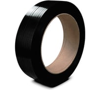 Лента ПЭТ ВОЛГА ПОЛИМЕР 12 мм х 0.6 мм х 400 метров, черная, 245 кгс 12-06-400-201-01