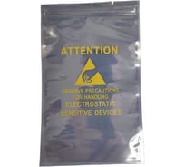 Пакет антистатический Aidacom EP2401-Z 152x203 мм, с застежкой ZIP Top, 100 шт EP2401-Z-68