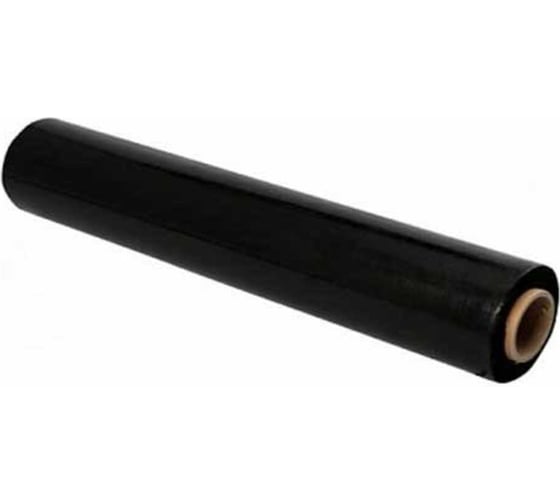Пленка стрейч BlackWeld 500, 23мкм ролик 2 кг 2 сорт черная 145608 1