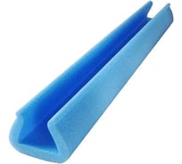 Профиль защитный Мегафол, U-образный, из вспененного полиэтилена, 25х35 мм, 80 м.п. (упаковка 40 шт.) 12052032