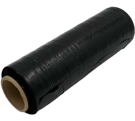 Стрейч пленка компакт ДМД-Упак черная вторичная (втулка ф50) 250мм/25мкм/1кг 2017019