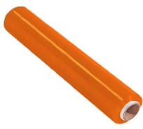Стрейч пленка вторичная ДМД-Упак оранжевая ролик 500мм/25мкм/1,2кг 2017110