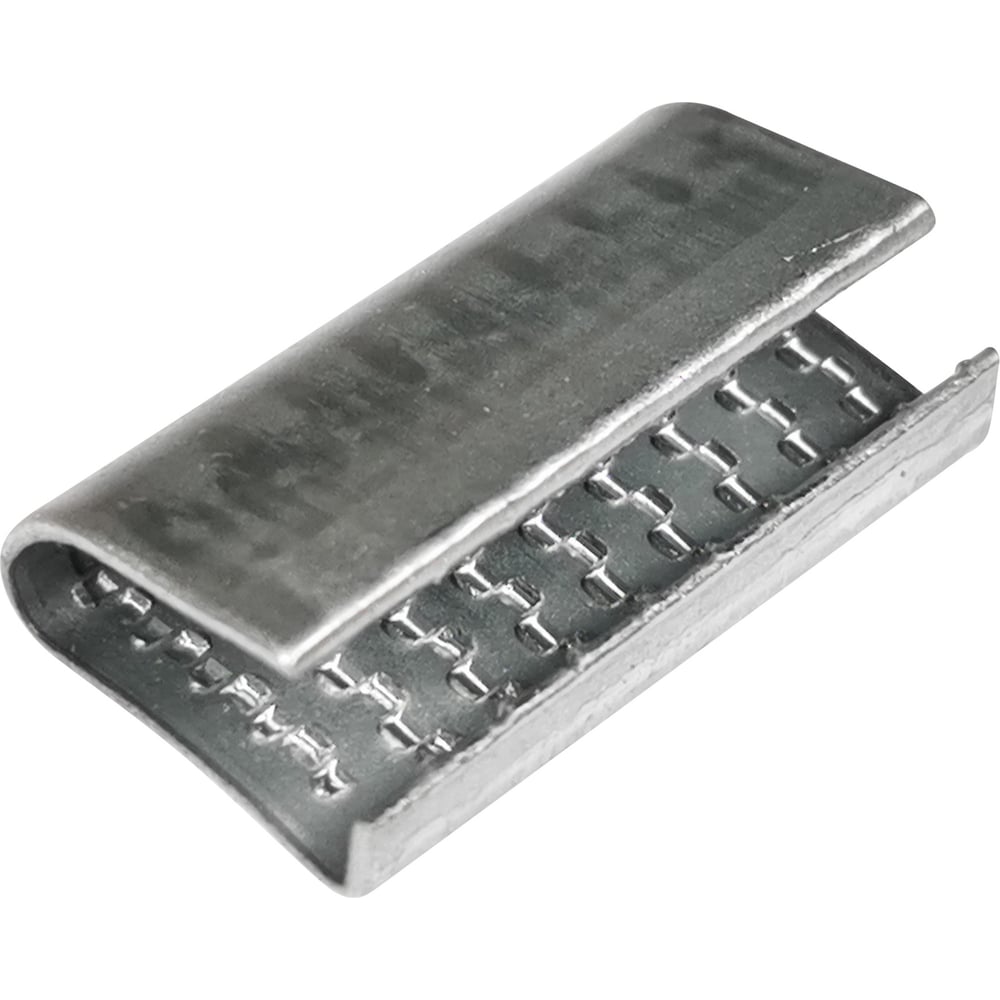 Стальная скрепа Кордленд для ПЭТ ленты 15-16 мм 16х29х1 мм, 1000 шт ...