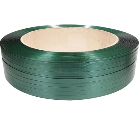 Лента ПЭТ Кордленд 19х1х0,9км 670кгс зеленый М PET-00040