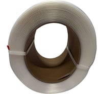 Стреппинг лента ООО "Завод ЭнергоМаш" 19мм*500м, белая, толщина +/- 0,73 мм 00-10040528