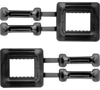 Пряжка полипропиленовая ВОЛГА ПОЛИМЕР  черная, 1000 штук, KP594