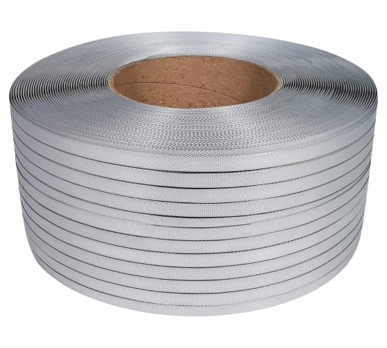 Полипропиленовая Стреппинг Лента 19х1х1 км (360 кгс), серый Gigant GSTG-19-10-10G 1