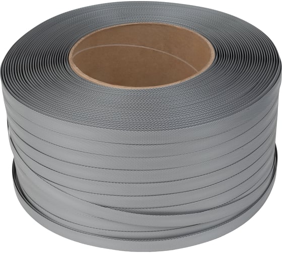 Полипропиленовая Стреппинг Лента 19х1х1 км (360 кгс), серый Gigant GSTG-19-10-10G