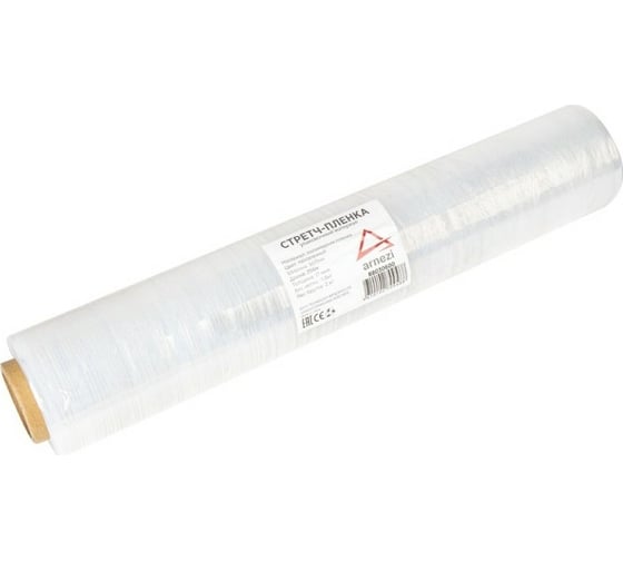 Стрейч пленка Arnezi прозрачная, 500 мм х 256 м, 17 мкм, 2 кг R8030600 1