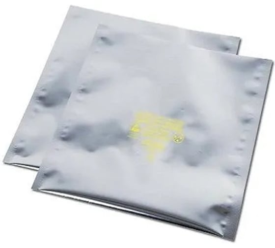 Пакет металлизированный НПО ДиОД влагозащитный антистатический 255х510 мм, без ZIP защелки (100 шт/упак), 4670319500940