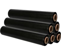 Стрейч пленка первичная черная Белтпрофи 500 мм, 2 кг, 20 мкм, 6 шт НФ-00001474