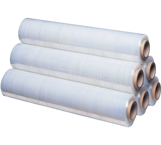 Стрейч пленка AV ASIA-VOSTOK GROUP 500 мм, 23 мкм, 2 кг, в упаковке 6 штук SP23/6