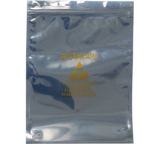 Пакет металлизированный Fibox ES19101SMZ76127 SMZ 76x127 100 шт. Zip ELES 430340