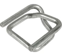 Пряжка Кордленд оцинкованная, 13x26x3 мм, для ПП/ПЭТ ленты 12 мм, 1000 шт. PR-13zn KREP-00182