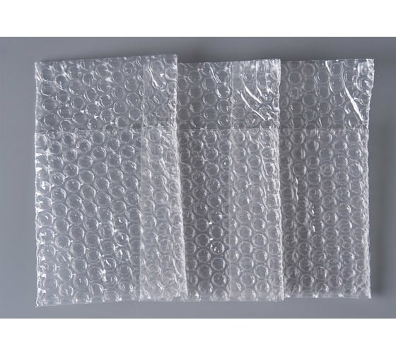 Воздушно-пузырчатый пакет PACK INNOVATION 10x10+5 см КК, трехслойный, 25 шт. IPVPPKK10105-25