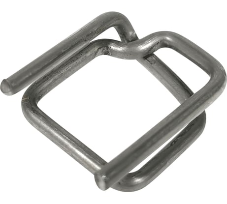 Пряжка Кордленд стальная, 16x29x2,8 мм, для ПП/ПЭТ ленты 15-16 мм, 1000 шт. PR-16 KREP-00615