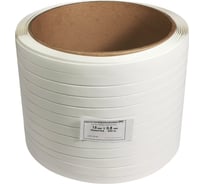 Лента стреппинг ПП КОРДЛЕНД 15x0,8 мм, 0,25 км, 220 кгс, белый М/ПА PP-00735