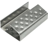 Стальная скрепа КОРДЛЕНД 15x27x0,5 для ПП ленты 15 мм, 1000 шт. PP-16 KREP-00195