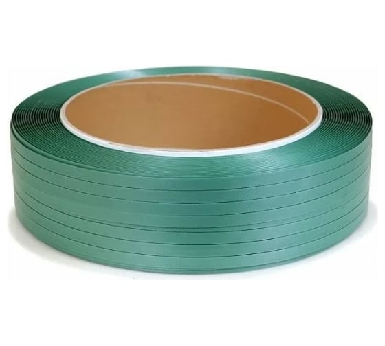 Лента ПЭТ Кордленд 15,5x0,6x1,8км (300кгс) зеленый М PET-00103